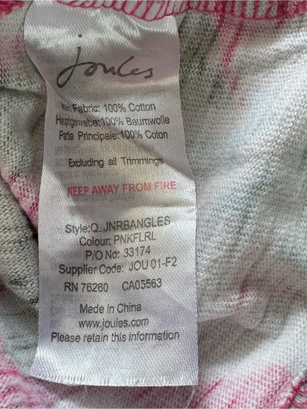 Joules sweatshirt dress
